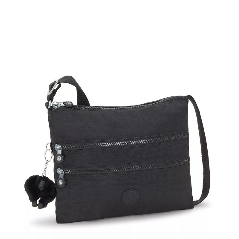 KIPLING KIPLING Kipling womens WomenÃ‚â€™s Alvar Bag, Super Light, Durable Messenger Bag, Nylon Shoulder Crossbody Bag, Black Noir, Medium US - Image 4